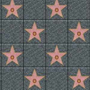 Walk of Fame Stars Scene Setter by Windy City Novelties- DEC52129EA