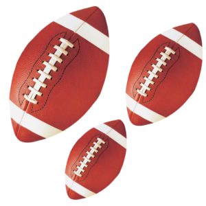 Football Cutouts by Windy City Novelties- DEC190858UN