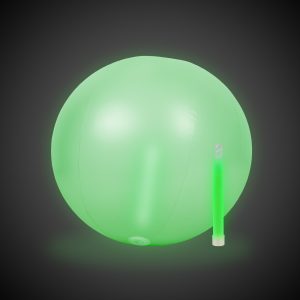 Glow in the Dark 12" Green Beach Ball by Windy City Novelties- GNO10-GNO100EA