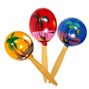 Genuine Hand-Painted Maracas by Windy City Novelties- MUS048DZ