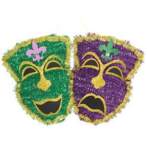 Comedy Tragedy Tinsel Hanging Decoration by Windy City Novelties- DEC241991EA