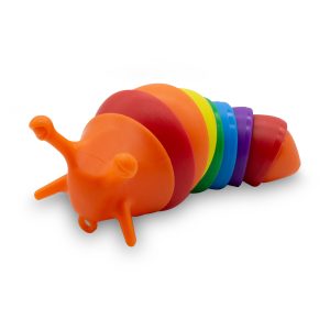 Rainbow Fidget Slug by Windy City Novelties- GIF050EA