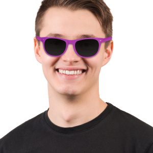 Purple Retro Sunglasses - 12 Pack by Windy City Novelties- GLS19-GLS194DZ