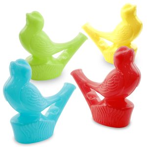 Warbling Bird Plastic Whistles - 12 Pack by Windy City Novelties- MUS030DZ