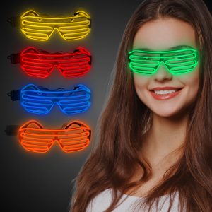 EL Wire Slotted Shades by Windy City Novelties- LIT1254UN