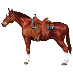 Western Horse Jointed Cutout by Windy City Novelties- DEC50228EA