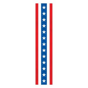 Stars & Stripes Fabric Column Bunting by Windy City Novelties- DEC53303EA