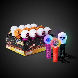 LED Halloween Mini Wands Retail Counter Display by Windy City Novelties- RCL070UN