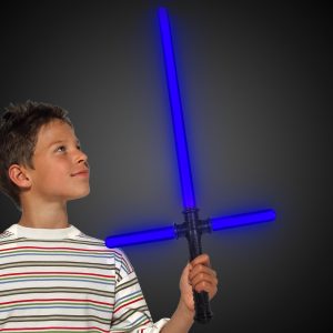 Blue LED Tri-Saber with Sound by Windy City Novelties- WEA1058EA