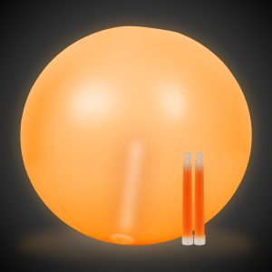 Glow in the Dark Orange 24" Beach Ball by Windy City Novelties- GNO11-GNO116EA