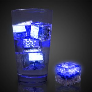 Blue Liquid-Activated LED Ice Cubes by Windy City Novelties- LIT68-LIT683DZ