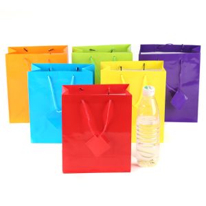 Neon Paper Gift Bags by Windy City Novelties- PAR350UN
