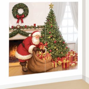 Vintage Santa Scene Setter by Windy City Novelties- DEC671431UN