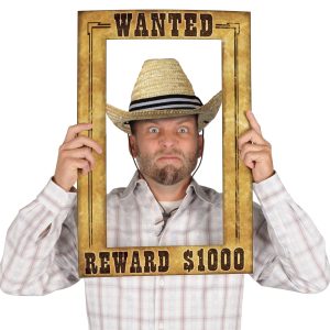 Western Wanted Sign Photo Frame by Windy City Novelties- PAR004EA