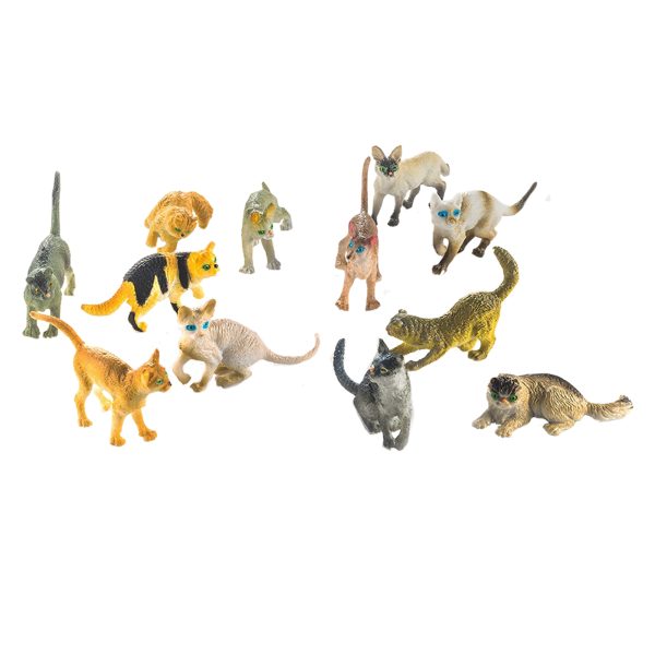 Cat Toy Figures by Windy City Novelties- NOV1013DZ