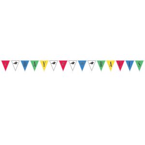 Derby Day Pennant Banner by Windy City Novelties- DEC122050UN