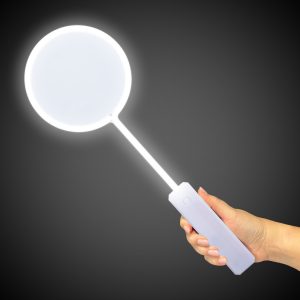 LED White Circle Wand by Windy City Novelties- LIT270EA