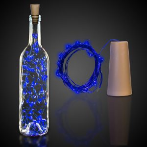 Blue LED Cork String Light Set by Windy City Novelties- LIT82-LIT823EA