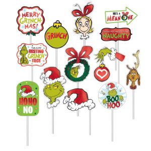 Merry Grinchmas Photo Booth Prop Kit by Windy City Novelties- DEC3901832UN