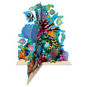 Coral Reef Centerpiece - 10" by Windy City Novelties- DEC57323EA
