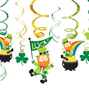 Irish Leprechaun Swirls by Windy City Novelties- DEC670083UN