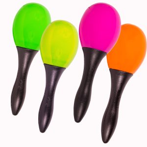 Mini Party Maracas by Windy City Novelties- MUS081DZ