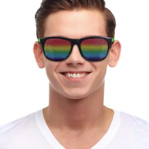 Rainbow Party Sunglasses by Windy City Novelties- BIL533EA