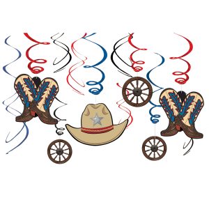 Western Swirl Decorations by Windy City Novelties- DEC670726UN