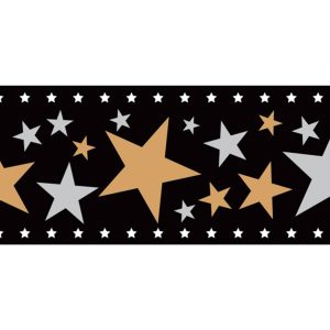 Filmstrip Star Decorating Roll by Windy City Novelties- DEC54382EA