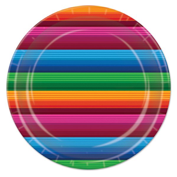 Fiesta Serape 9" Plates by Windy City Novelties- PAP58264DPUN