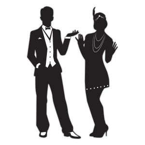 Roaring 20's Silhouettes by Windy City Novelties- DEC59905UN