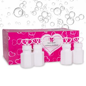 Double Heart Bubble Bottles by Windy City Novelties- BUB200UN