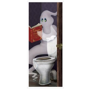Ghost Bathroom Door Cover by Windy City Novelties- DEC00491EA