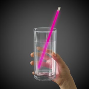 Pink Glow Straws - 9" - 25 Pack by Windy City Novelties- GST93-GST935UN