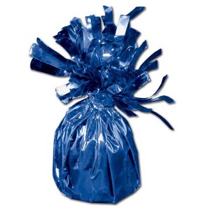 Blue Foil Balloon 2 1/2" Weight by Windy City Novelties- BAL02-BAL023EA
