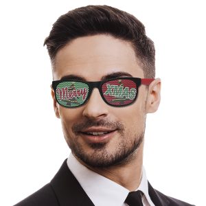Christmas Party Sunglasses by Windy City Novelties- BIL536EA