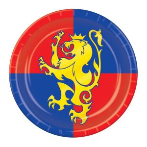 Medieval 7" Plates - 8 Pack by Windy City Novelties- PAP5803PUN