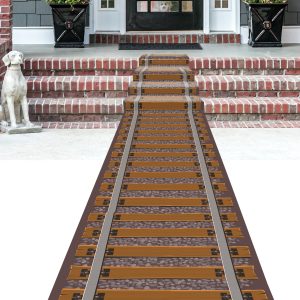 Railroad Track Floor Runner by Windy City Novelties- DEC53413EA