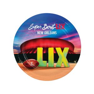 Super Bowl LIX 7" Plates by Windy City Novelties- PAP3743PUN