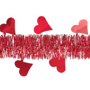 Valentine Tinsel Garland by Windy City Novelties- DEC220541EA