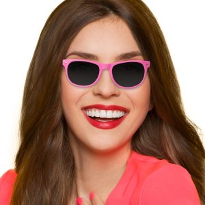 Pink Retro Sunglasses by Windy City Novelties- GLS19-GLS195DZ