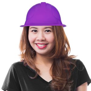 Purple Construction Hats - 12 Pack by Windy City Novelties- HAT-HAT432DZ
