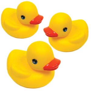 Yellow Rubber Ducks - 12 Pack by Windy City Novelties- NOV254DZ
