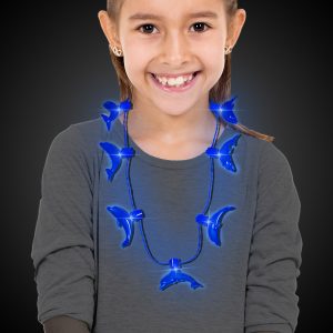 LED Dolphin Necklace by Windy City Novelties- LIT475EA