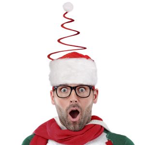 Santa Spring Hat by Windy City Novelties- HAT191EA
