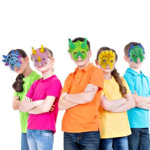 Dinosaur Foam Masks by Windy City Novelties- APR1011DZ