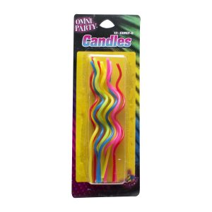 Curly-Q 6" Candle Thins by Windy City Novelties- CDL45048UN