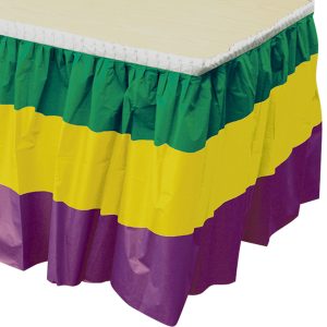 Mardi Gras Table Skirt by Windy City Novelties- DEC52170GEA