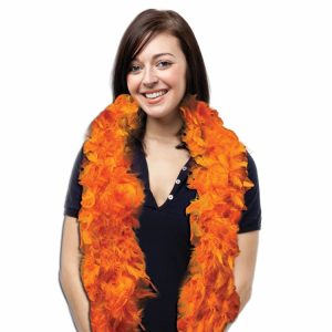 Orange Feather Boa by Windy City Novelties- APR207EA