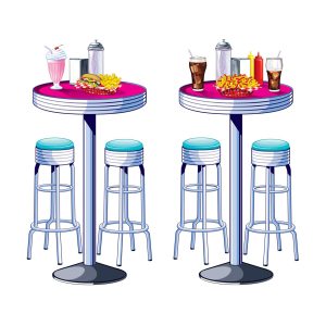 Soda Shop Table Props by Windy City Novelties- DEC52111UN